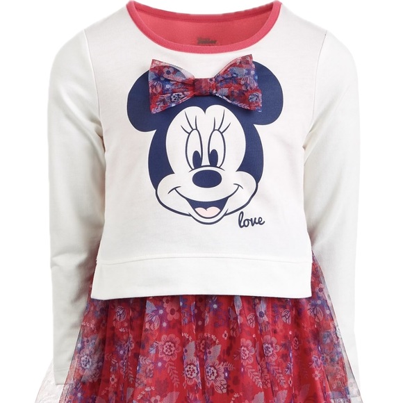 Disney Minnie Mouse Girls' Tutu Dress - Picture 4 of 13